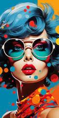 Contemporary Woman with Sunglasses