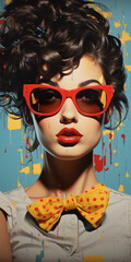 Vibrant Female Fashion Illustration