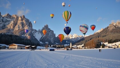 Floating High: The Spectacular Hot Air Balloon Festival in Dobbiaco, Italy