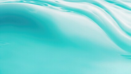 Soft and liquid Cyan waves background