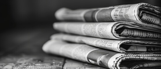 Stack of Newspapers