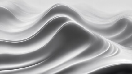 Obraz premium Soft and liquid Gray waves background