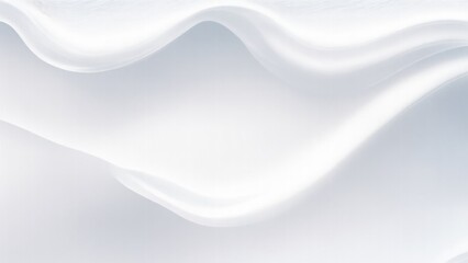 Obraz premium Soft and liquid White waves background