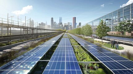 Assessing the Viability of Large-Scale Solar Farms in Urban Settings