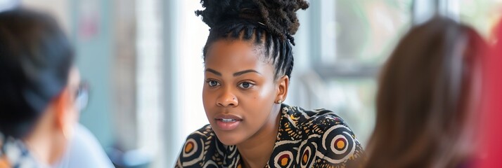 Banner, Inclusive Project Planning with African American Businesswoman