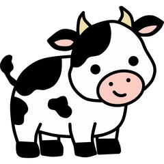 Black and White Cow