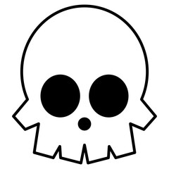 Doodle Skull Line