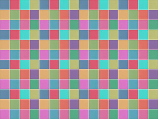abstract seamless mosaic pattern:squares with paper texture