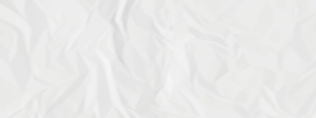 White crumpled paper texture. White wrinkled paper texture. White paper texture. White crumpled and top view textures can be used for background of text or any contents.