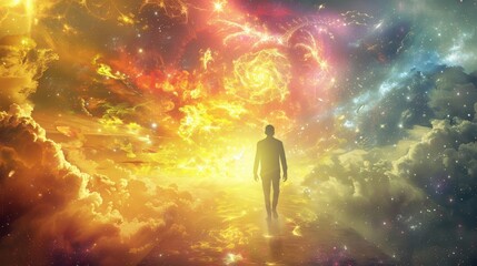 Fototapeta premium Journeying into spirituality