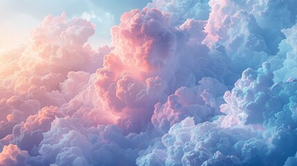 Fototapeta premium blue sky and clouds