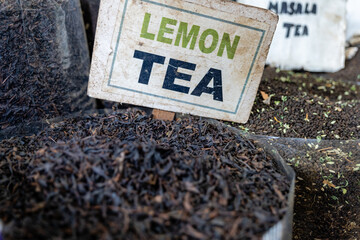Sun Dried Lemon Tea Leaves: Aromatic Bliss