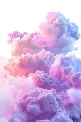 Cloud-filled sky with an airplane