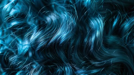 Obraz premium Abstract Blue Hair Texture Background