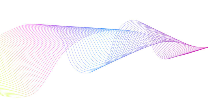 Purple and green abstract wireframe spiral.