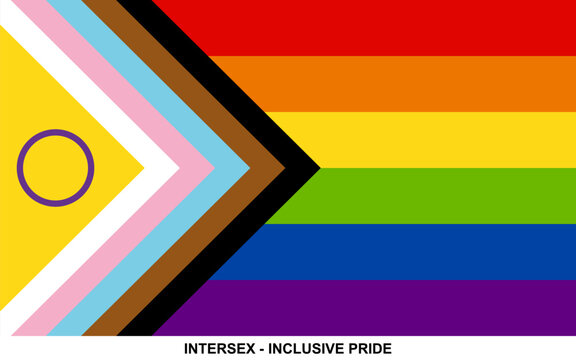 Flag of INTERSEX - INCLUSIVE PRIDE, INTERSEX - INCLUSIVE PRIDE flag