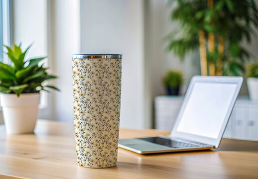 Minimalist Tumbler Mockup Template