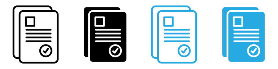 Documents icon showing organized paperwork and folders, ideal for administrative, office, and business designs