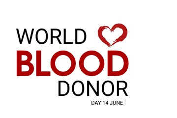 World blood donor day designs for social media, cards, posters. 14 June world blood donor day.