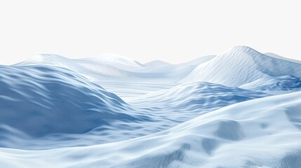 Snowy Mountain Landscape