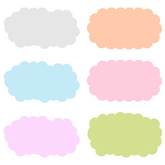 5色の雲フレーム