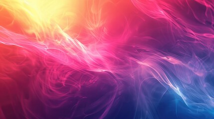 Obraz premium Dynamic and vibrant, this gradient design combines electric energy with powerful brightness, offering a visually striking color transition