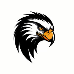 Obraz premium Eagle logo design, esports logo, red eagle, gaming logo