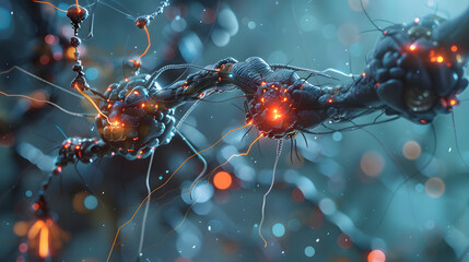 Robotic technology integrated into nerve cells
