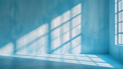 Obraz premium empty room with window and light shining through