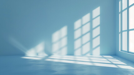 Obraz premium empty room with windows