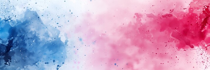Watercolor Splash Banner Background
