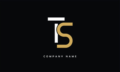TS, ST, T, S Abstract Letters Logo Monogram