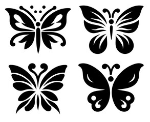 Butterfly Design: Winged Insect, Nature Symbol, Flat Vector Illustration