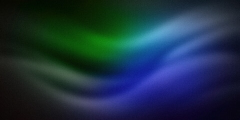 An abstract gradient featuring a harmonious blend of deep green, blue, and purple tones with a smooth, flowing transition. Perfect for use in modern design projects, digital art, creative backgrounds