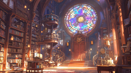 Middle Ages Magic Scene Library