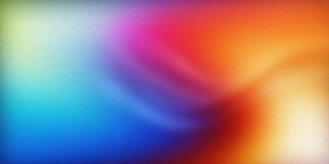 A mesmerizing abstract gradient with vibrant hues blending seamlessly from blue and green to pink, purple, and orange. This visually striking design is perfect for backgrounds, digital art