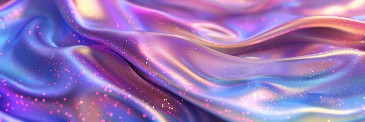 Obraz premium Banner, Luminous Holographic Backdrop