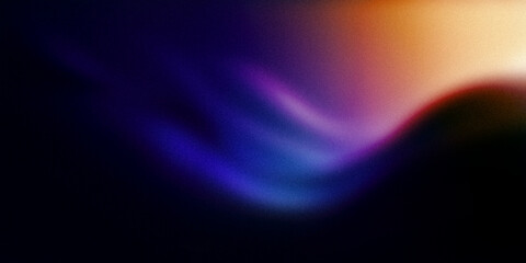 A striking abstract gradient featuring deep shades of purple, blue, and hints of warm orange. Ideal for creating captivating backgrounds for digital art, websites, and presentations