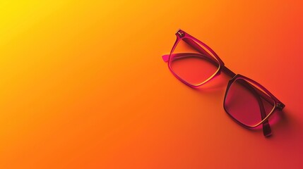 A vibrant orange gradient background, with bold, contrasting hues that create a sense of excitement and energy, providing the perfect backdrop for your message.
