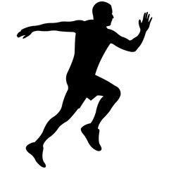 Running Man Silhouette
