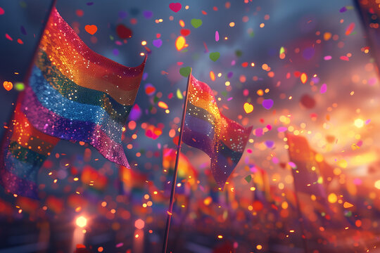 Pride Month Celebration Background