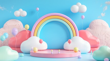 Balloons and Rainbow