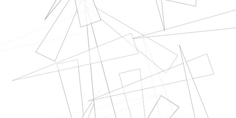 Abstract geometric technological background. Vector creative design. White gradient mosaic backdrop. Geometric hipster triangular background, vector