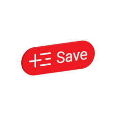 A minimalist and modern save button design