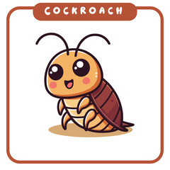 cute cockroaches, coloring book
