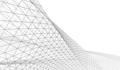 Abstract geometric background 3d rendering
