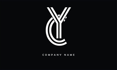 CY, YC, C, Y Abstract Letters Logo Monogram