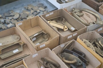 物置小屋で発見した懐かしい工具道具