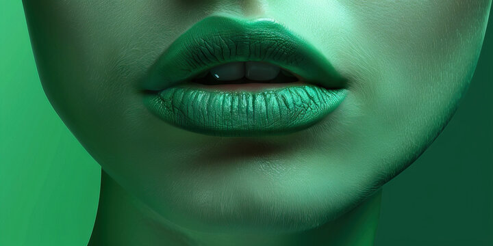 Disgust (Green): A curled lip or wrinkled nose represented by a curved line