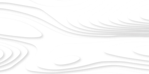 Background with lines Modern white carve wave line abstract luxury 3d papercut background. 3d topography relief.